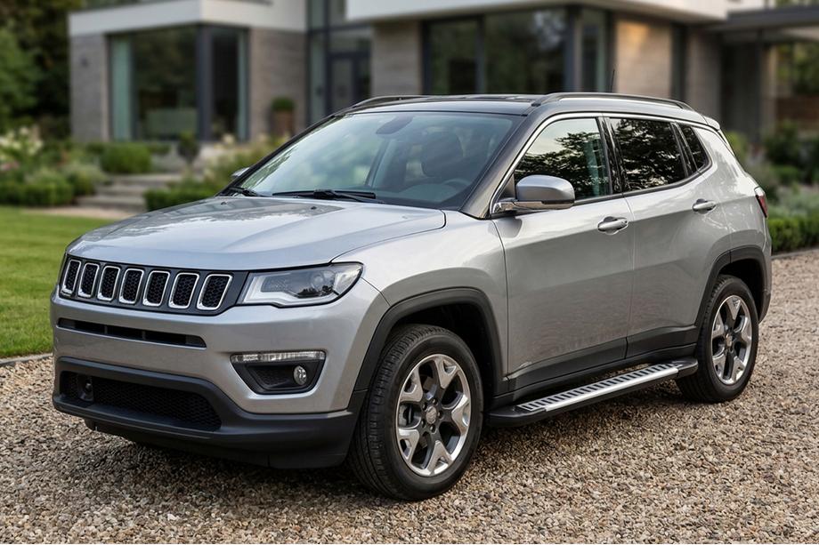 Jeep Compass 2016- Estribos Laterales Line (2 uds., Aluminio) Image