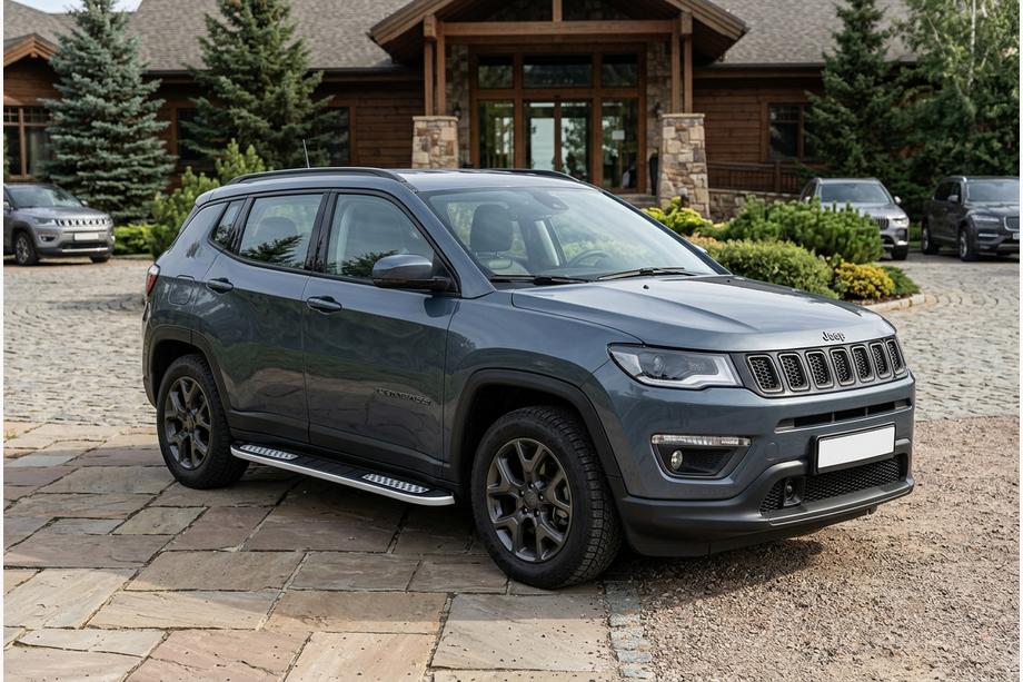 Jeep Compass 2016- Estribos Laterales Tayga V2 (2 uds., Aluminio) Image