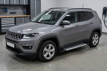 Jeep Compass 2016- Estribos Laterales Vision New Grey (2 uds., Aluminio) foto 1