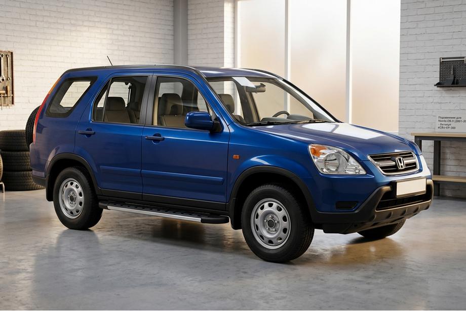 Honda CRV 2001-2006 Estribos Laterales Duru (2 uds., Aluminio) Image