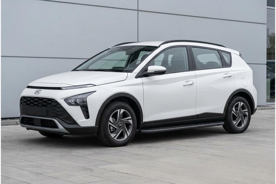 Hyundai Bayon 2021- Estribos Laterales Bosphore Black (2 uds., Aluminio) Image