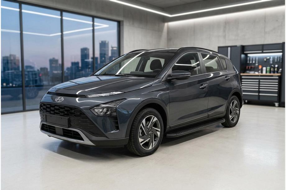 Hyundai Bayon 2021- Estribos Laterales Tayga Black (2 uds., Aluminio) Image