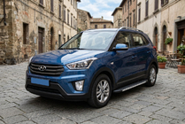 Hyundai Creta 2014-2020 Estribos Laterales Duru (2 uds., Aluminio) foto 1
