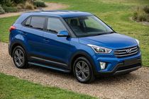 Hyundai Creta 2014-2020 Estribos Laterales Maya Blue (2 uds., Aluminio) foto 1