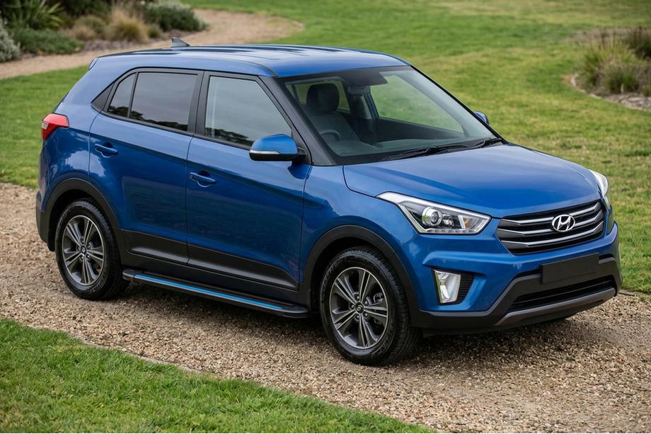 Hyundai Creta 2014-2020 Estribos Laterales Maya Blue (2 uds., Aluminio) Image