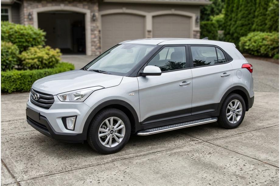 Hyundai Creta 2014-2020 Estribos Laterales Maydos V2 (2 uds., Aluminio) Image