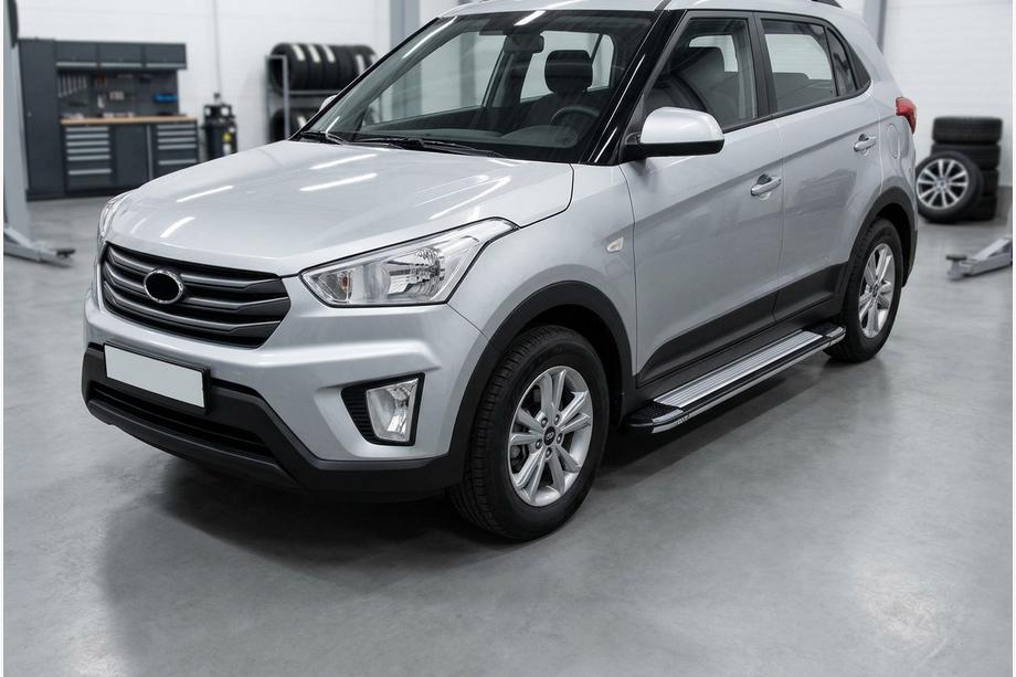 Hyundai Creta 2014-2020 Estribos Laterales Rainbow (2 uds., Aluminio) Image