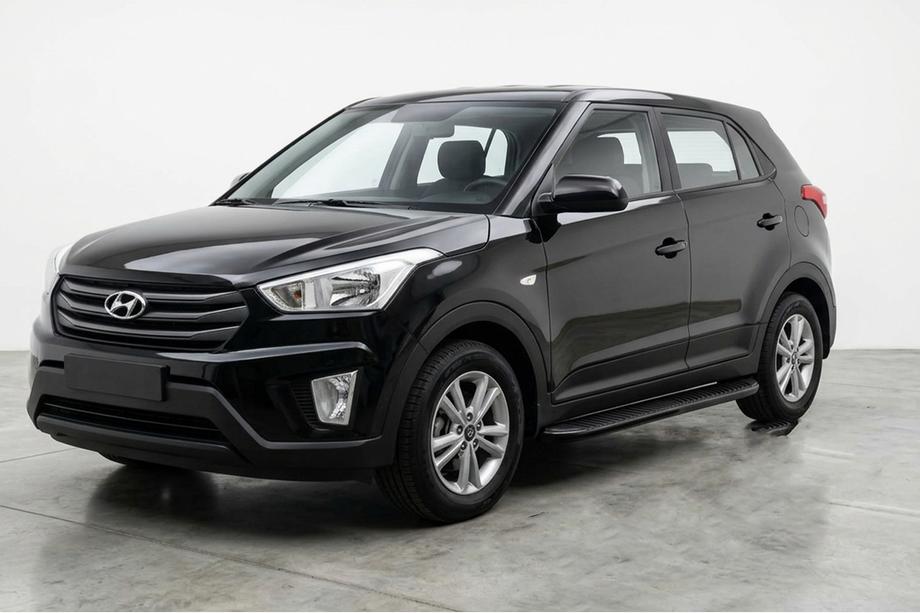 Hyundai Creta 2014-2020 Estribos Laterales Tayga Black (2 uds., Aluminio) Image
