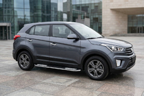 Hyundai Creta 2014-2020 Estribos Laterales Tayga V2 (2 uds., Aluminio) foto 1