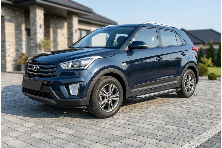 Hyundai Creta 2014-2020 Estribos Laterales Vision New Black (2 uds., Aluminio) Foto 1