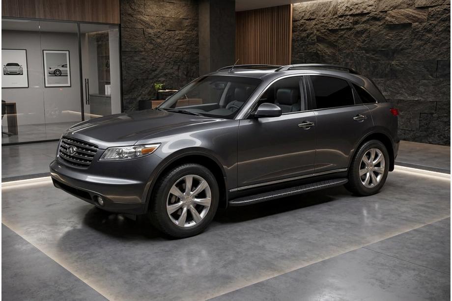 Infiniti FX 2003-2008 Estribos Laterales Bosphore Black (2 uds., Aluminio) Image