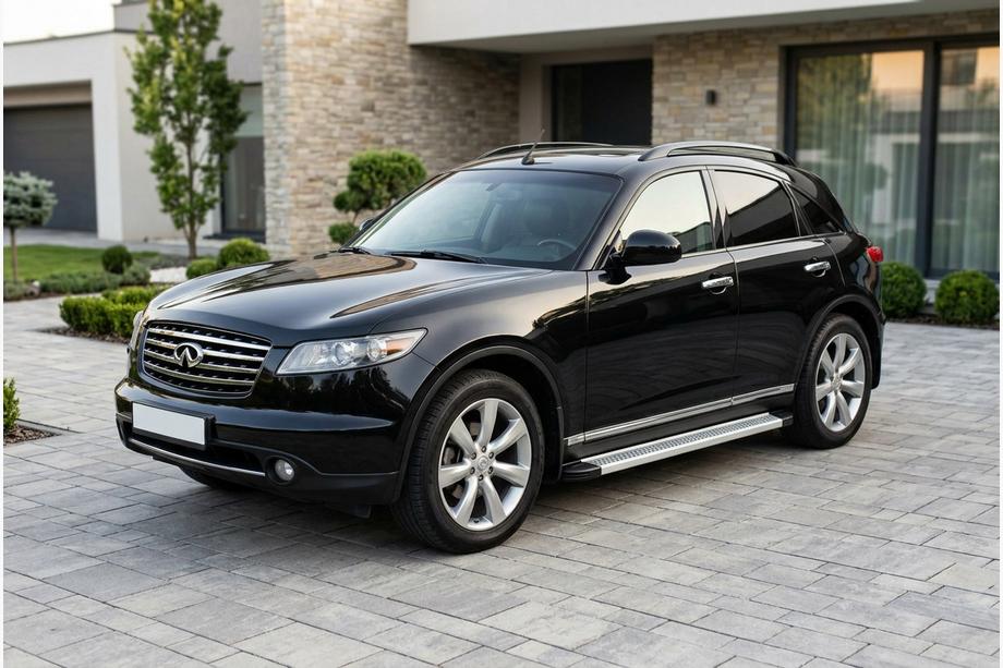 Infiniti FX 2003-2008 Estribos Laterales Maya V2 (2 uds., Aluminio) Image