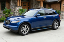 Infiniti FX 2003-2008 Estribos Laterales Maya Blue (2 uds., Aluminio) foto 1