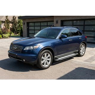 Estribos Laterales Rainbow (2 uds., Aluminio) Infiniti FX 2003-2008 foto 1