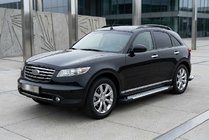 Infiniti FX 2003-2008 Estribos laterales Allmond Grey (2 uds., aluminio) foto 1
