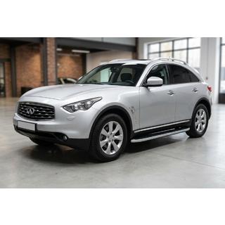 Estribos Laterales Tayga Grey (2 uds., Aluminio) Infiniti FX 2003-2008 foto 1