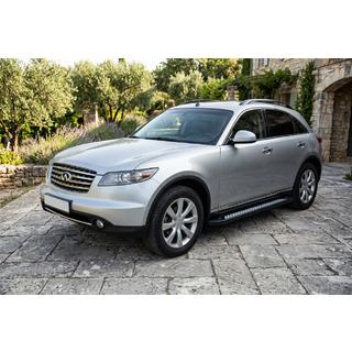 Estribos Laterales Vision New Black (2 uds., Aluminio) Infiniti FX 2003-2008 foto 1