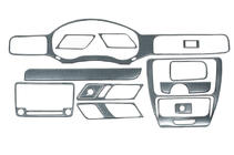 Volkswagen Jetta 2011-2018 Cubiertas de Panel de Salpicadero (2011-2014) foto 2