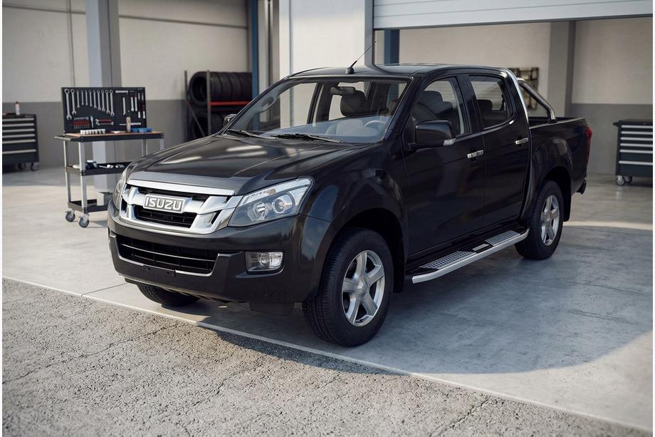Isuzu D-Max 2011-2019 Estribos Laterales Mevsim Grey (2 uds., Aluminio) Image