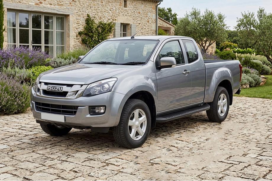 Isuzu D-Max 2011-2019 Estribos Laterales Tayga Black (2 uds., Aluminio) Image