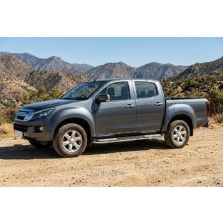 Estribos Laterales Tayga V2 (2 uds., Aluminio) Isuzu D-Max 2011-2019 foto 1