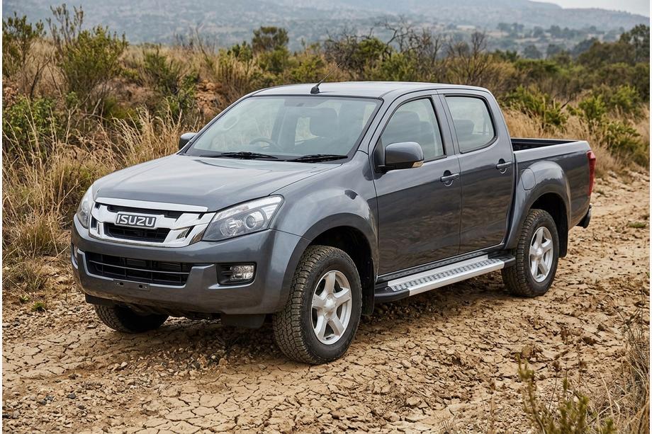 Isuzu D-Max 2011-2019 Estribos Laterales Vision New Grey (2 uds., Aluminio) Image