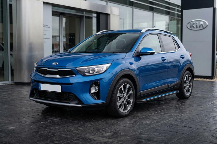 Kia Stonic 2017- Estribos Laterales Maya Blue (2 uds., Aluminio) Image