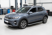 Kia Stonic 2017- Estribos Laterales Maydos V1 (2 uds., Aluminio) foto 1