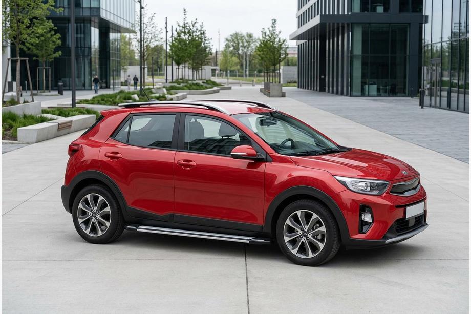 Kia Stonic 2017- Estribos Laterales Rainbow (2 uds., Aluminio) Image