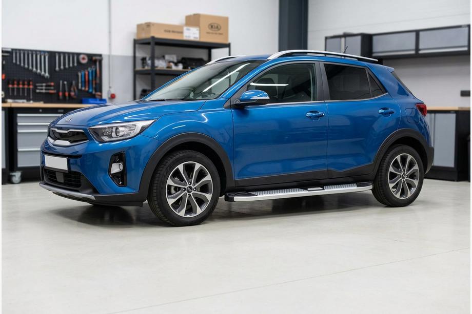 Kia Stonic 2017- Estribos Laterales Mevsim Grey (2 uds., Aluminio) Image