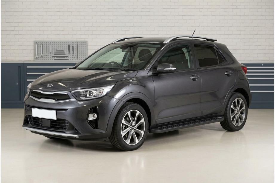 Kia Stonic 2017- Estribos Laterales Allmond Black (2 uds., Aluminio) Image