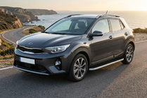 Kia Stonic 2017- Estribos Laterales Tayga Grey (2 uds., Aluminio) foto 1