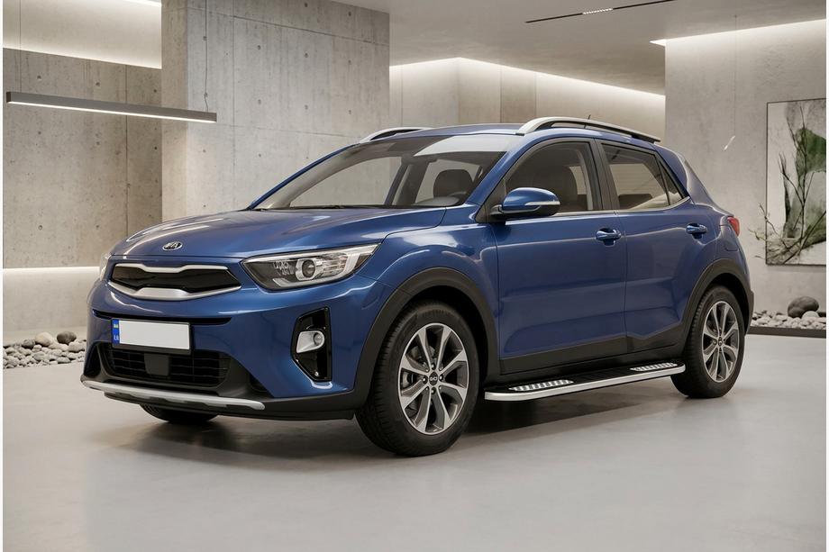 Kia Stonic 2017- Estribos Laterales Tayga V2 (2 uds., Aluminio) Image