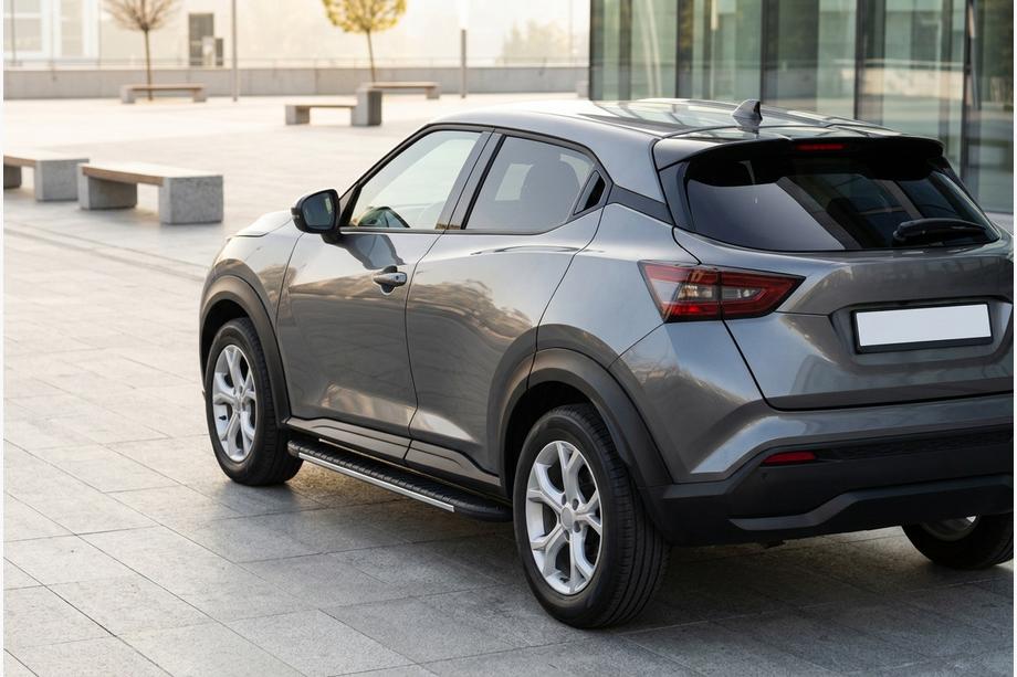 Nissan Juke 2020- Estribos Laterales Bosphore Grey (2 uds., Aluminio) Image