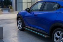 Nissan Juke 2020- Estribos Laterales Maya Blue (2 uds., Aluminio) foto 1