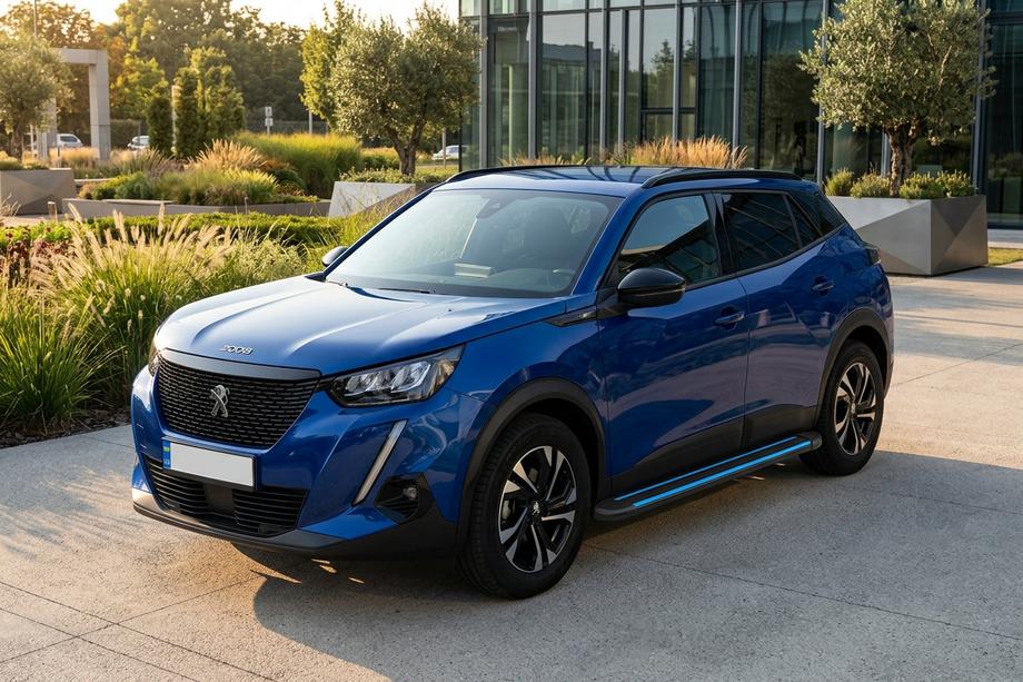 Peugeot 2008 2019- Estribos Laterales Maya Blue (2 uds., Aluminio) Image
