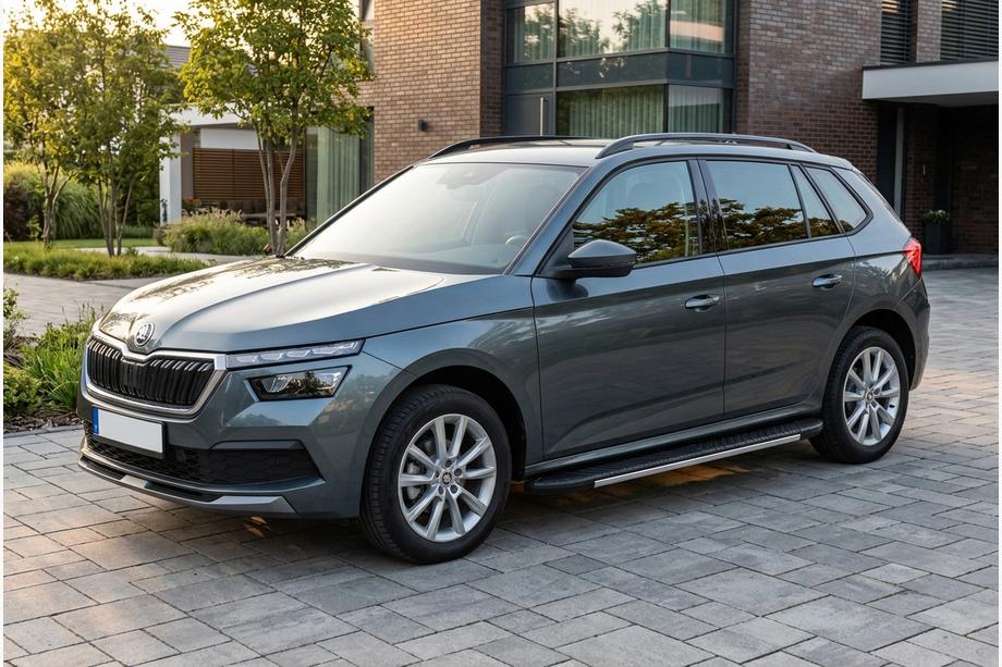Skoda Kamiq 2019- Estribos Laterales Bosphore Grey (2 uds., Aluminio) Image