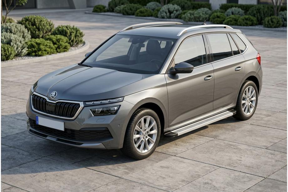Skoda Kamiq 2019- Estribos Laterales Maya V2 (2 uds., Aluminio) Image