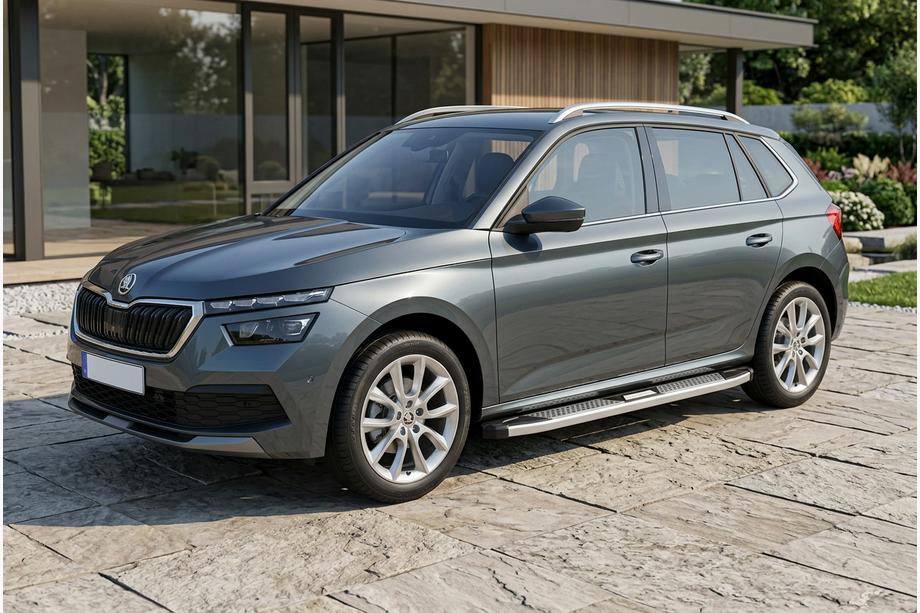 Skoda Kamiq 2019- Estribos Laterales Mevsim Grey (2 uds., Aluminio) Image