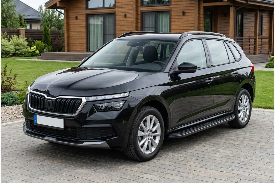 Skoda Kamiq 2019- Estribos Laterales Tayga Black (2 uds., Aluminio) Image
