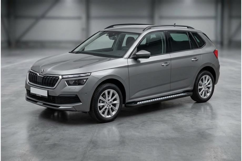 Skoda Kamiq 2019- Estribos Laterales Vision New Black (2 uds., Aluminio) Image