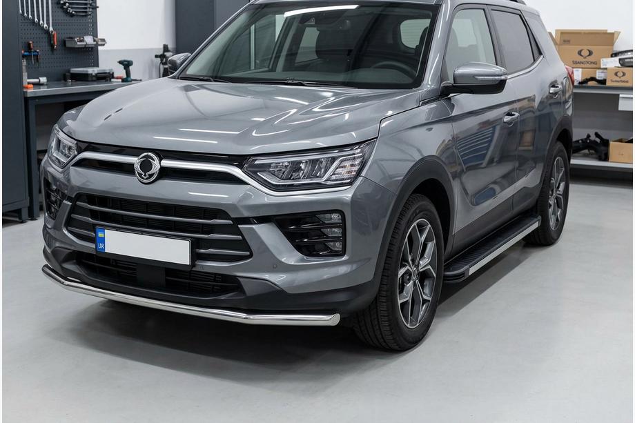 SsangYong Korando 2019- Estribos Laterales Maya V1 (2 uds., Aluminio) Image