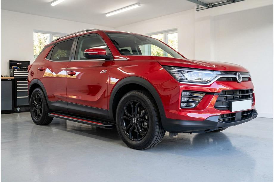 SsangYong Korando 2019- Estribos Laterales Maya Red (2 uds., Aluminio) Image
