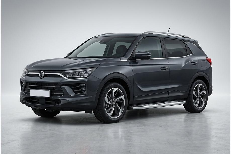 SsangYong Korando 2019- Estribos Laterales Mevsim Grey (2 uds., Aluminio) Image