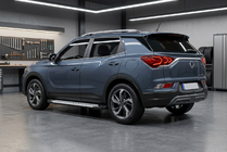 SsangYong Korando 2019- Estribos laterales Allmond Grey (2 uds., aluminio) foto 1