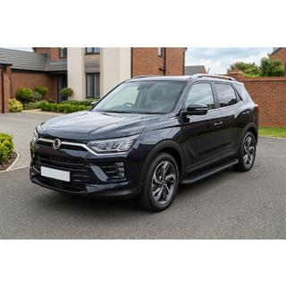 Estribos Laterales Tayga Black (2 uds., Aluminio) SsangYong Korando 2019- foto 1