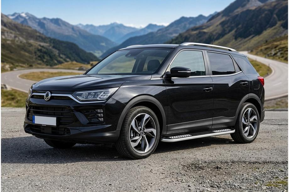 SsangYong Korando 2019- Estribos Laterales Tayga V2 (2 uds., Aluminio) Image