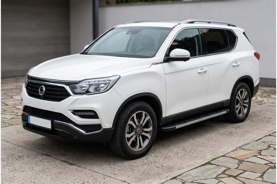 SsangYong Rexton II 2017- Estribos Laterales Duru (2 uds., Aluminio) Image