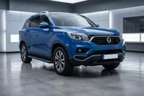 SsangYong Rexton II 2017- Estribos Laterales Maya Blue (2 uds., Aluminio) foto 1