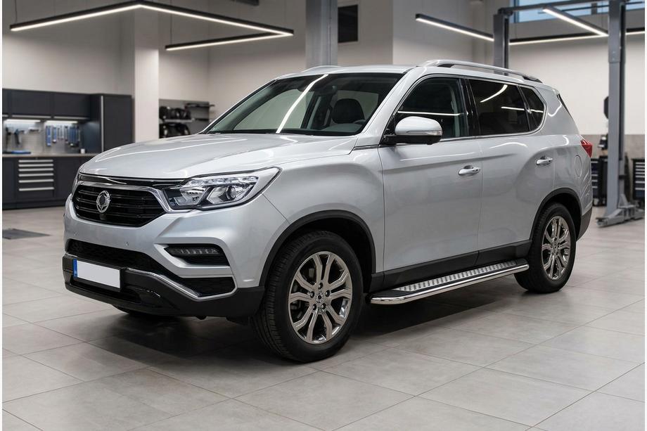 SsangYong Rexton II 2017- Estribos Laterales Maydos V2 (2 uds., Aluminio) Image
